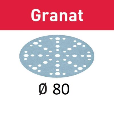 FESTOOL Шлифовальные круги Granat STF D150/16 P80 GR 1шт