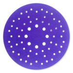 СМиТ CERAMIC violet шлифовальный диск на липучке; диаметр 225 мм / P180 - 64 отверстий