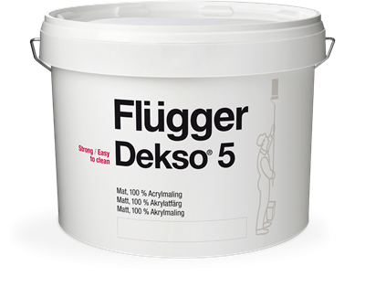 314a2317f78c6023b989df0cf207daa5.png FLUGGER Краска Dekso 5 0,75 л база 3 акриловая матовая с отличными моющими свойствами