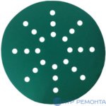VOLCA EMERALD Диск абразивный, пленочная основа, 225 мм, 24 отв., P 60