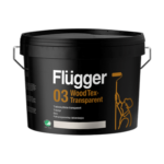 FLUGGER 03 Wood Tex Transparent 0,75 л база 11-лессирующая пропитка по дереву на водной основе