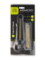 ARMERO Нож с сегм. лезвием 18 мм Titanium