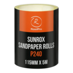 RoxelPro Шлифовальная бумага SUNROX в рулоне 115мм x 5м, золотистая P240
