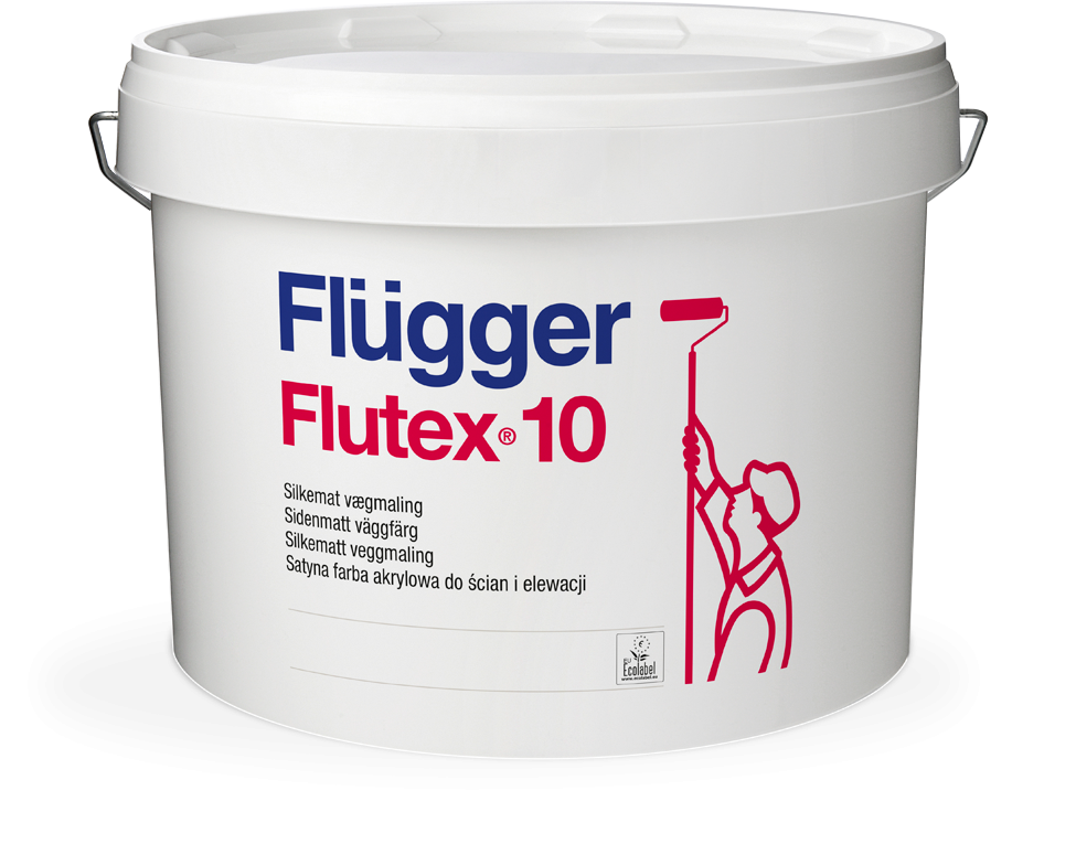 a9a5b3e526882982f60a35cf25965d2a.png FLUGGER Краска Flutex 10 0,7 л база 1 для стен матовая акриловая с мягким, приглушённым блеском