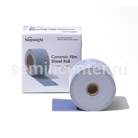c8f9a416e064a5cdccba7e7300428d32.jpg 77210 SUNMIGHT ! Шлифовальный материал CERAMIC L712T в рулонах 115мм x 12м на липучке p180