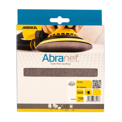 MIRKA Шлиф мат на сетч синт основе ABRANET 150мм Р120, 10 штук в упаковке