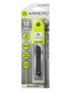 Лезвие сегментное Armero A512/318 Black, 18 мм, 5 шт