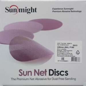 SUNMIGHT Шлифовальный круг SUN NET 225 мм на липучке, P180