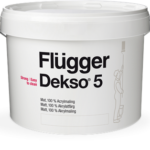 FLUGGER Краска Dekso 5 9,1 л база 4 акриловая матовая с отличными моющими свойствами