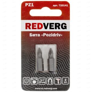 REDVERG Бита PZ1 х 25 мм (2 шт) / 720141