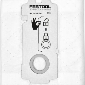 FESTOOL Мешок-пылесборник SELFCLEAN SC-FIS-CT MINI/MIDI-2/CT-15/5 1шт