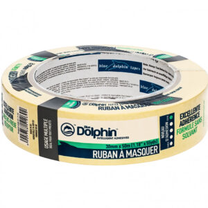 BLUE DOLPHIN Жёлтая малярная лента 30мм*50м
