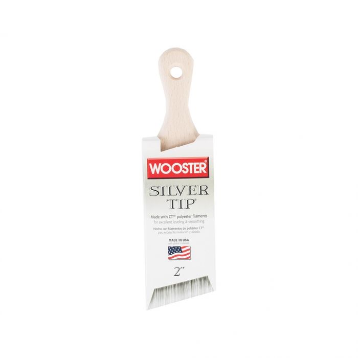 4f0e530e9cdb4955a00e45486c9ac56c.jpg WOOSTER Кисть малярная с деревянной ручкой плоская SILVER TIP SHORT HANDLE 50 мм