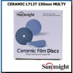 SUNMIGHT Шлифовальный круг CERAMIC L712T 150мм на липучке с мультипылеотводом P320