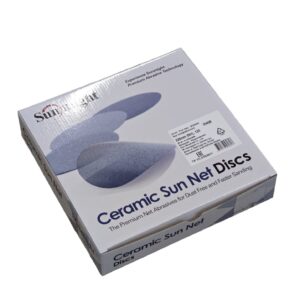 SUNMIGHT Шлифовальный круг SUN NET CERAMIC X713T 225мм на липучке, сетка P 120