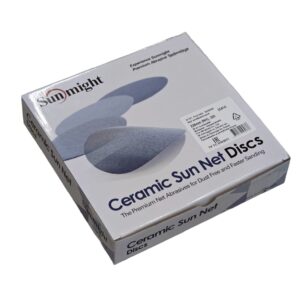 SUNMIGHT Шлифовальный круг SUN NET CERAMIC X713T 225мм на липучке, сетка P 320