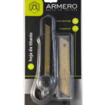 ARMERO Нож с сегм. лезвием 18 мм Titanium