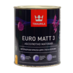 TIKKURILA Интерьерная краска для стен и потолка Euro Matt 3 А 0,9 л