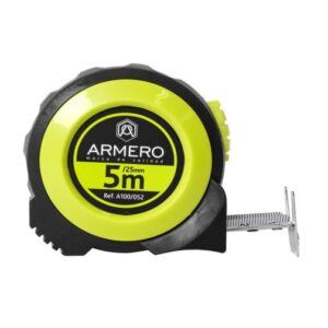 ARMERO Рулетка с автоблокировкой 5м/25мм