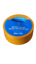RoxelPro Малярная лента ROXONE 2010 универсальная, рисовая бумага, акриловый клей, жёлтая, 48мм х 40