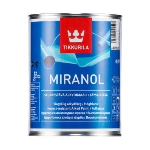 TIKKURILA Ударопрочная алкидная краска MIRANOL A 0,9 л Высокоглянцевая