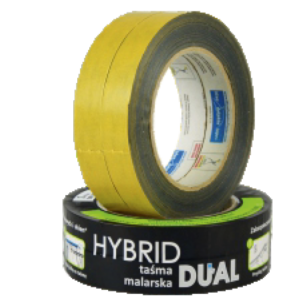 BLUE DOLPHIN Двухстороняя малярная лента HYBRID DUAL 19мм*25м