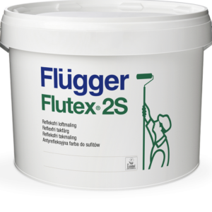 FLUGGER Краска Flutex 2S 3 л Белый для потолков модифицированная латексная с превосходной кроющей способностью