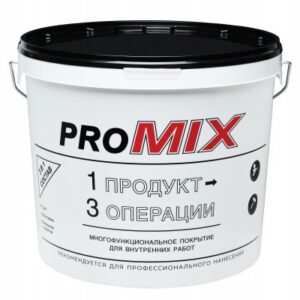 PROMIX Шпатлевка полимерная, универсальная 3 в 1 25кг