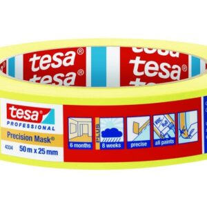 TESA Малярная лента желтая Четкий край 50м*25мм