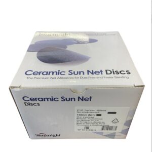 SUNMIGHT Шлифовальный круг SUN NET CERAMIC X713T 150мм на липучке, сетка Р 100